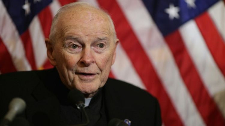 Abus sexuels : le pape accepte la démission du cardinal américain McCarrick