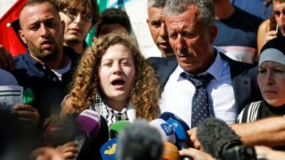 Israël libère une jeune Palestinienne détenue pour avoir giflé des soldats Israël libère une jeune Palestinienne détenue pour avoir giflé des soldats