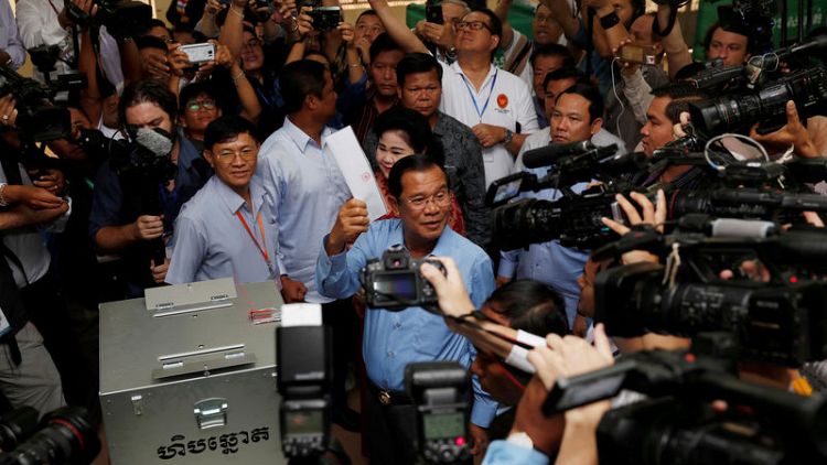 Voter turnout for Cambodia election 80.49 pct - election commission