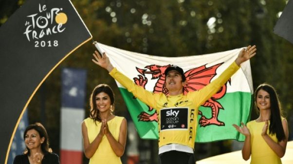 Tour de France: Geraint Thomas remplace Chris Froome en haut des "Champs" Tour de France: Geraint Thomas remplace Chris Froome en haut des "Champs"