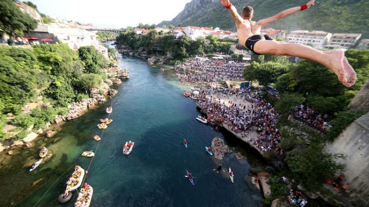 Mostar's youngest diver honours centuries of tradition