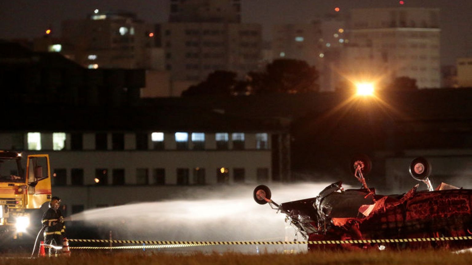 Plane owned by Brazilian plastics firm crashes, pilot dies