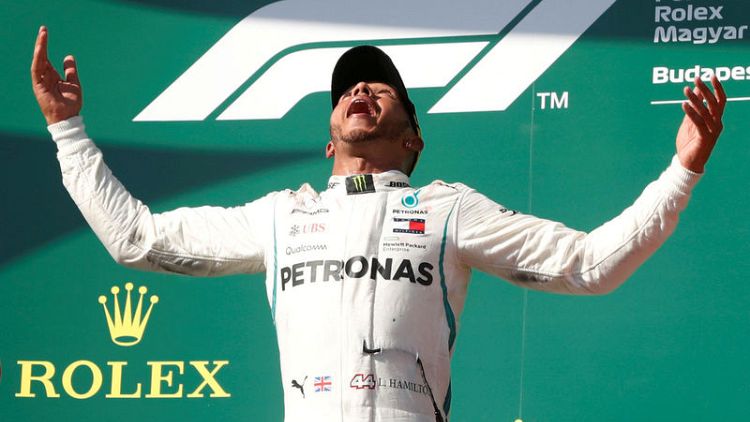 Hamilton ahead but still focused on catching up