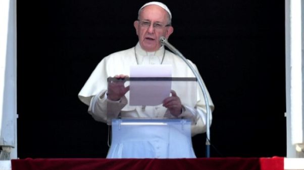 Le pape lors d'un discours place Saint-Pierre au Vatican le 22 juillet 2018 Le pape lors d'un discours place Saint-Pierre au Vatican le 22 juillet 2018