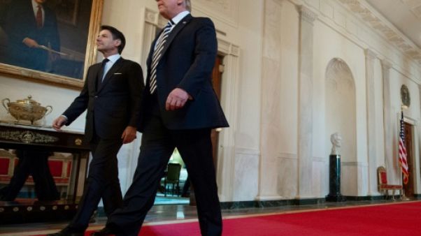 Trump et Conte défendent la fermeté de Washington et Rome sur l'immigration Trump et Conte défendent la fermeté de Washington et Rome sur l'immigration
