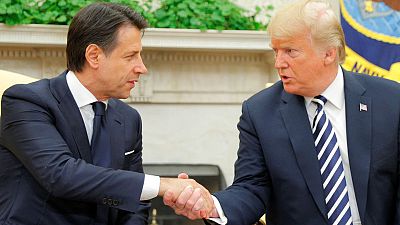ترامب يشيد بسياسات الهجرة الإيطالية في اجتماع مع كونتي