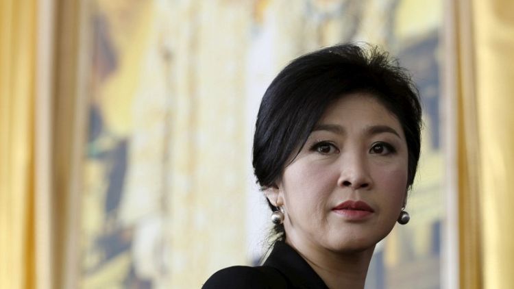 Thailand asks Britain to extradite convicted former PM Yingluck