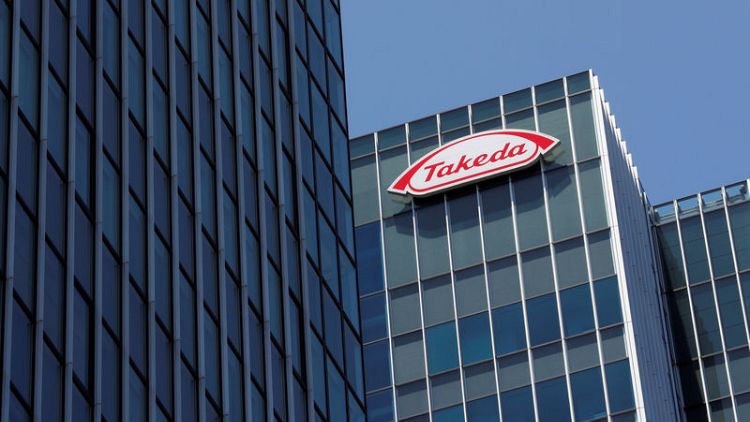 Takeda operating profit halves, looks to asset sales to shore up finances