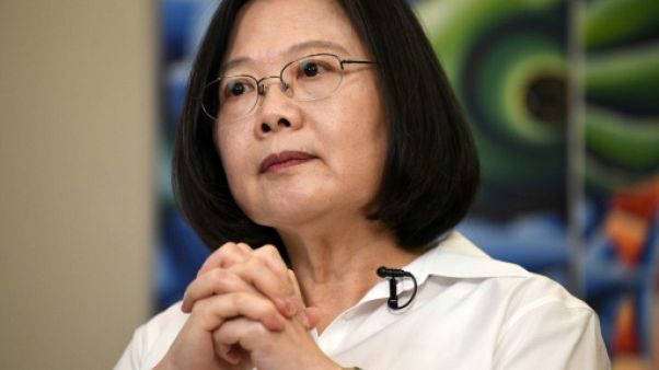 La présidente taïwanaise Tsai Ing-wen, à Taipei le 24 juin 2018 La présidente taïwanaise Tsai Ing-wen, à Taipei le 24 juin 2018
