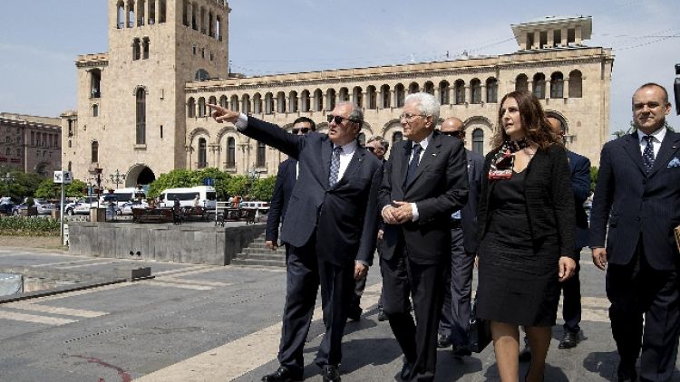 Mattarella a memoriale massacro armeni