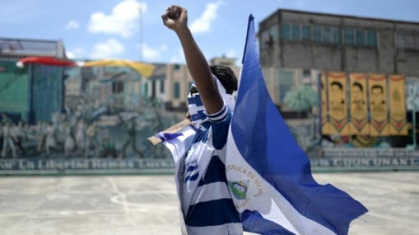 Manifestation anti-gouvernement à Leon au Nicaragua, le 30 juillet 2018 Manifestation anti-gouvernement à Leon au Nicaragua, le 30 juillet 2018