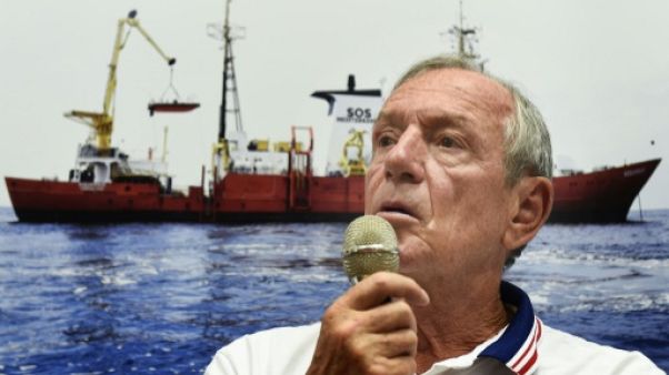 Après un mois d'escale, l'Aquarius est reparti en mer pour poursuivre le sauvetage de migrants Après un mois d'escale, l'Aquarius est reparti en mer pour poursuivre le sauvetage de migrants