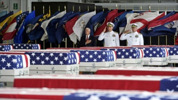 Les dépouilles américaines viennent du site d'une célèbre bataille de la guerre de Corée Les dépouilles américaines viennent du site d'une célèbre bataille de la guerre de Corée