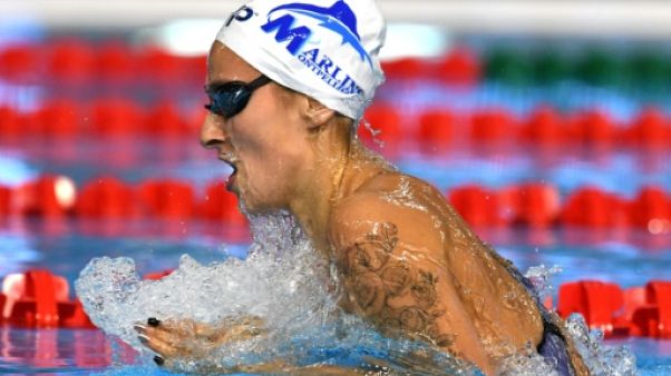 Euro de natation: Lesaffre meilleur temps des séries sur 400 4 nages, avec un record de France Euro de natation: Lesaffre meilleur temps des séries sur 400 4 nages, avec un record de France