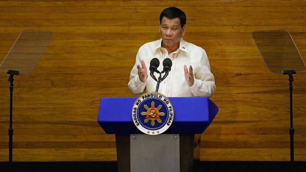 Duterte says may deploy warship to save Filipino captives in Libya Duterte says may deploy warship to save Filipino captives in Libya