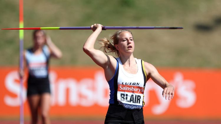 British javelin thrower Blair hit with four-year ban