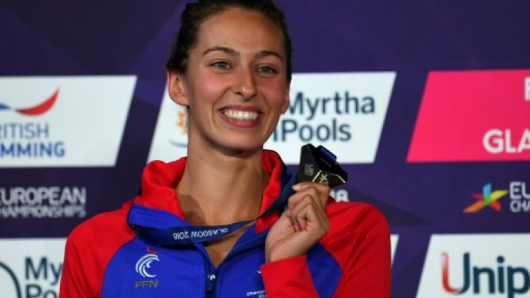 Euro de natation: la Française Fantine Lesaffre en or sur 400 m 4 nages