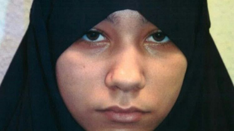 Perpétuité pour une jihadiste britannique de 18 ans qui préparait un attentat à Londres
