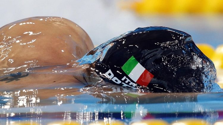 Europei nuoto: 4x100sl, Italia d'argento