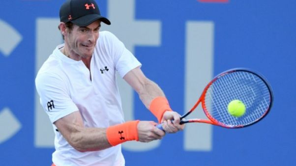 Le Britannique Andy Murray lors du tournoi de Washington le 1er août 2018 Le Britannique Andy Murray lors du tournoi de Washington le 1er août 2018