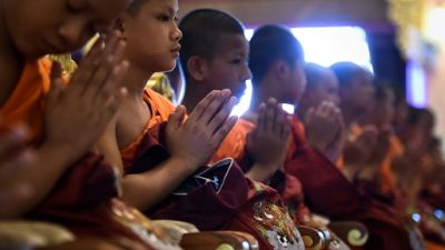 Thaïlande: les jeunes rescapés sont sortis de leur retraite¨ Thaïlande: les jeunes rescapés sont sortis de leur retraite¨