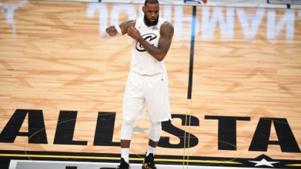 LeBron James durant le NBA All-Star Game à Los Angeles le 18 février 2018 LeBron James durant le NBA All-Star Game à Los Angeles le 18 février 2018