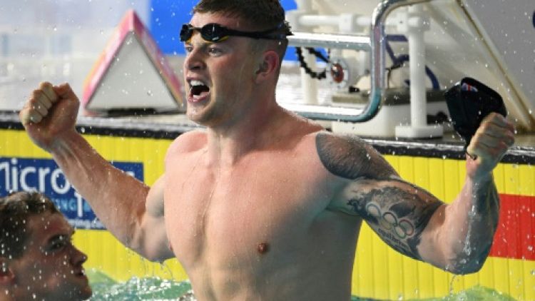 Euro de natation: or et record du monde pour Adam Peaty au 100 m brasse