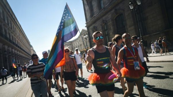 Défilé festif, spectacle et soirée pour l'ouverture à Paris des 10e Gay Games Défilé festif, spectacle et soirée pour l'ouverture à Paris des 10e Gay Games