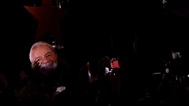 Brazil's Workers Party launches jailed Lula for president
