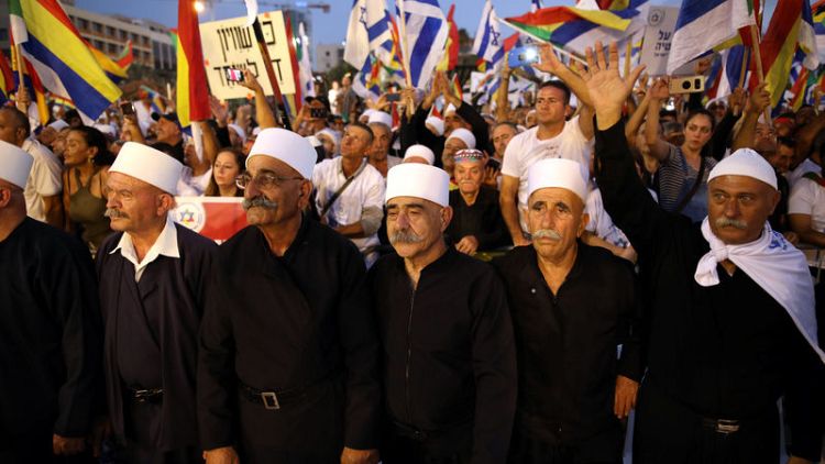 Israeli Druze rally against new nation-state law
