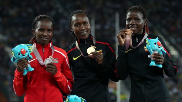 Athletics - Kenyans dominate African women's 10,000 Athletics - Kenyans dominate African women's 10,000