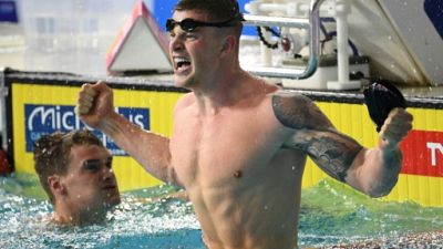 Euro de natation: le record du monde de Peaty révisé à la hausse après un chrono mal configuré Euro de natation: le record du monde de Peaty révisé à la hausse après un chrono mal configuré