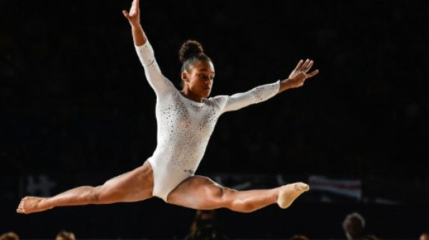 Euro de gymnastique: la Française Mélanie de Jesus dos Santos en or au sol Euro de gymnastique: la Française Mélanie de Jesus dos Santos en or au sol