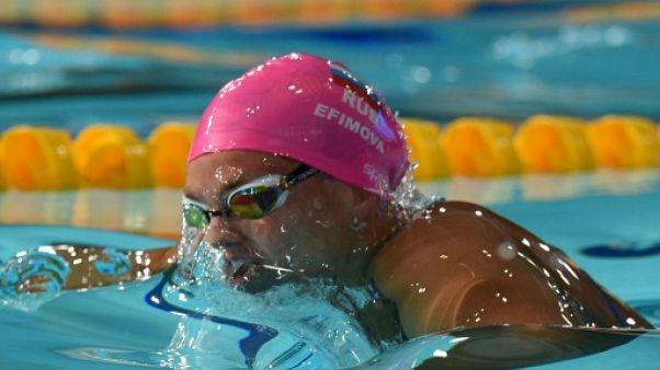 Euro de natation: la Russe Yuliya Efimova titrée sur 100 m brasse Euro de natation: la Russe Yuliya Efimova titrée sur 100 m brasse