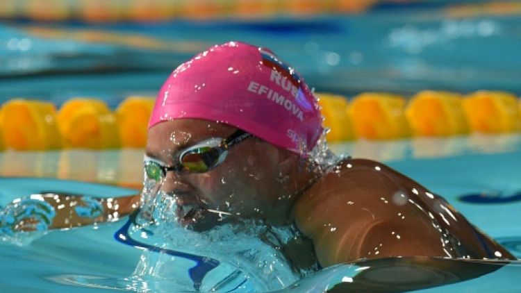Euro de natation: la Russe Yuliya Efimova titrée sur 100 m brasse