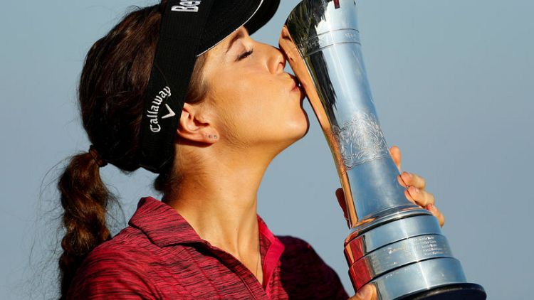 Golf - England's Hall rallies to win Women's British Open