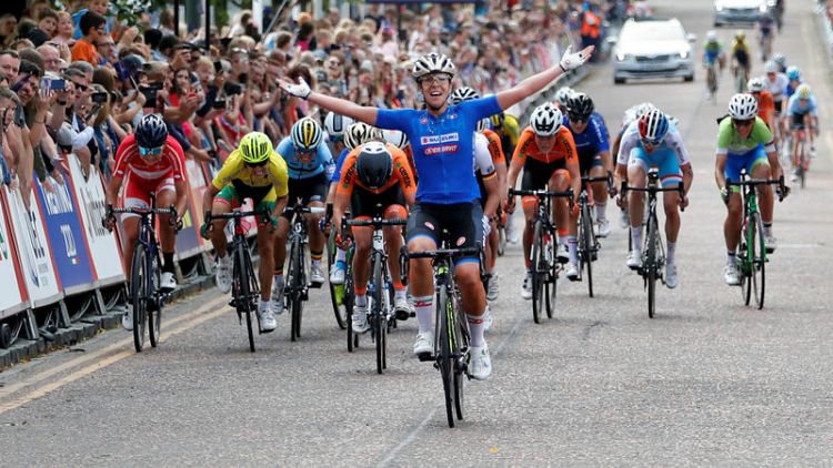 Road Cycling - Bastianelli sprints to European road race title
