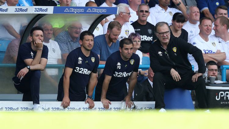 Soccer - Bielsa begins Leeds reign with 3-1 win over Stoke