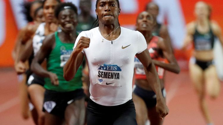 Athletics - Semenya cruises to 27th consecutive 800m victory