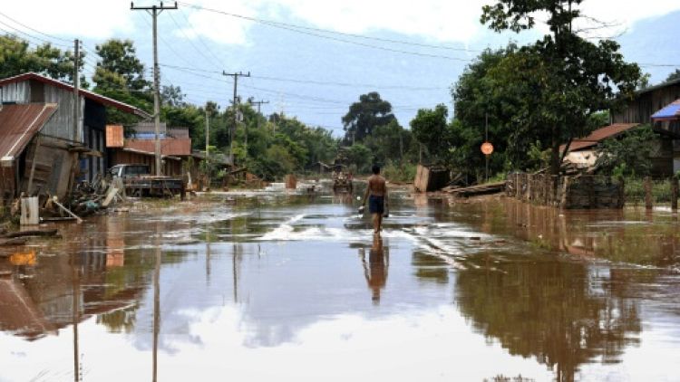 Effondrement d'un barrage au Laos: 31 morts et 130 disparus, selon un nouveau bilan