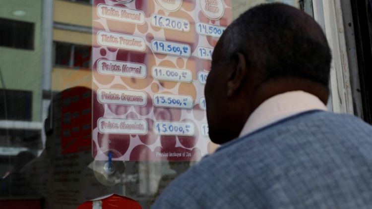 Venezuela's annual inflation hits 82,766 percent in July - congress