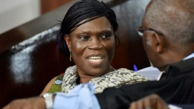 Simone Gbagbo lors de son procès à Abidjan, le 10 octobre 2016 Simone Gbagbo lors de son procès à Abidjan, le 10 octobre 2016