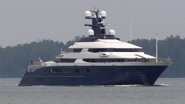Superyacht linked to 1MDB probe arrives at Malaysian port
