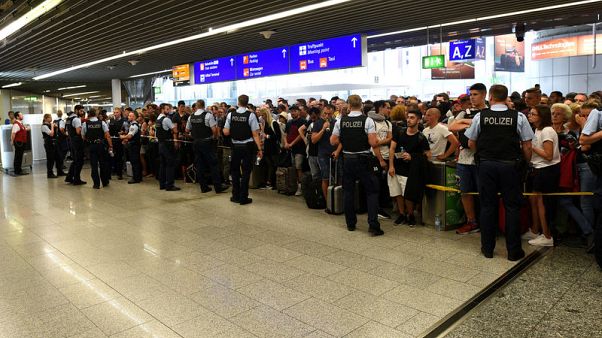 Security lapse sparks evacuation at Frankfurt airport Security lapse sparks evacuation at Frankfurt airport