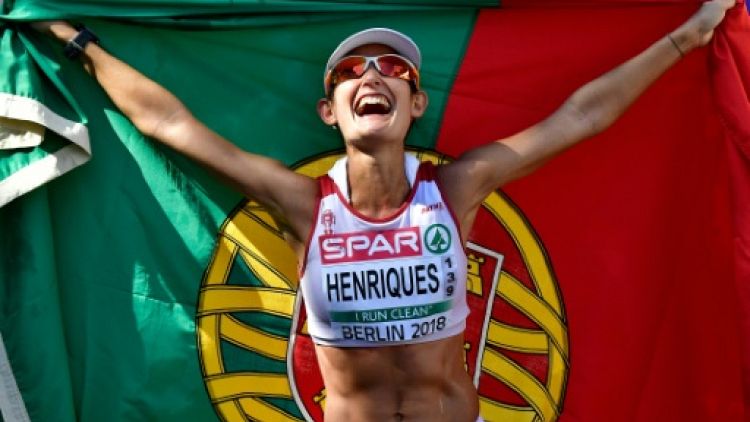Euro d'athlétisme: la Portugaise Henriques sans rivale au 50 km marche 