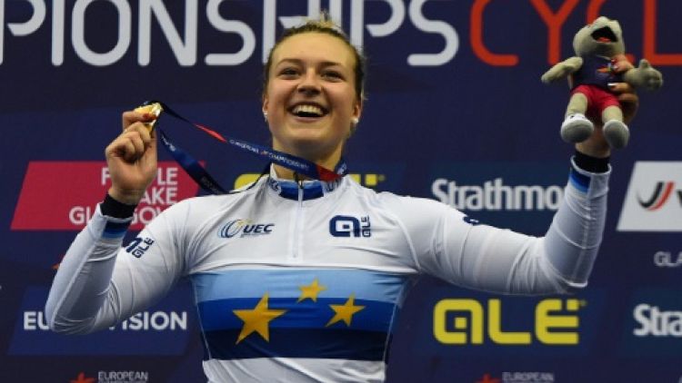 Cyclisme sur piste: Mathilde Gros championne d'Europe du keirin