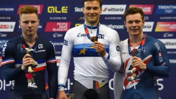 Euro de cyclisme sur piste: Sébastien Vigier en argent sur le keirin Euro de cyclisme sur piste: Sébastien Vigier en argent sur le keirin