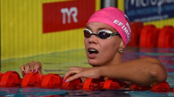 Natation: le doublé pour Efimova en brasse Natation: le doublé pour Efimova en brasse