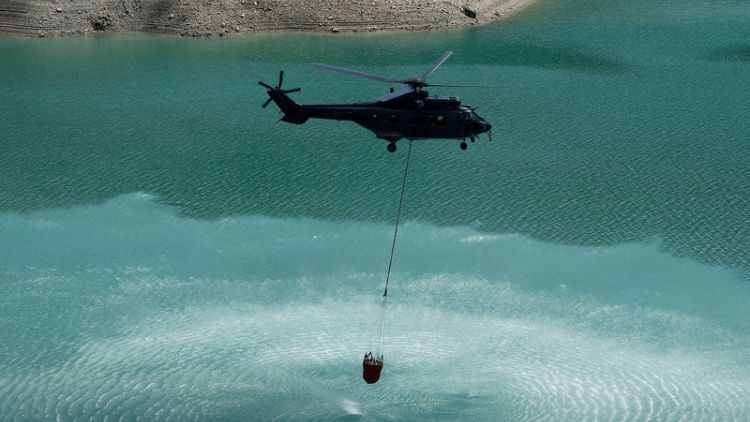 Swiss army airlifts water to thirsty cows in drought-hit pastures