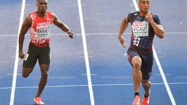 Athlétisme: Jimmy Vicaut forfait pour la finale du 100 m Athlétisme: Jimmy Vicaut forfait pour la finale du 100 m